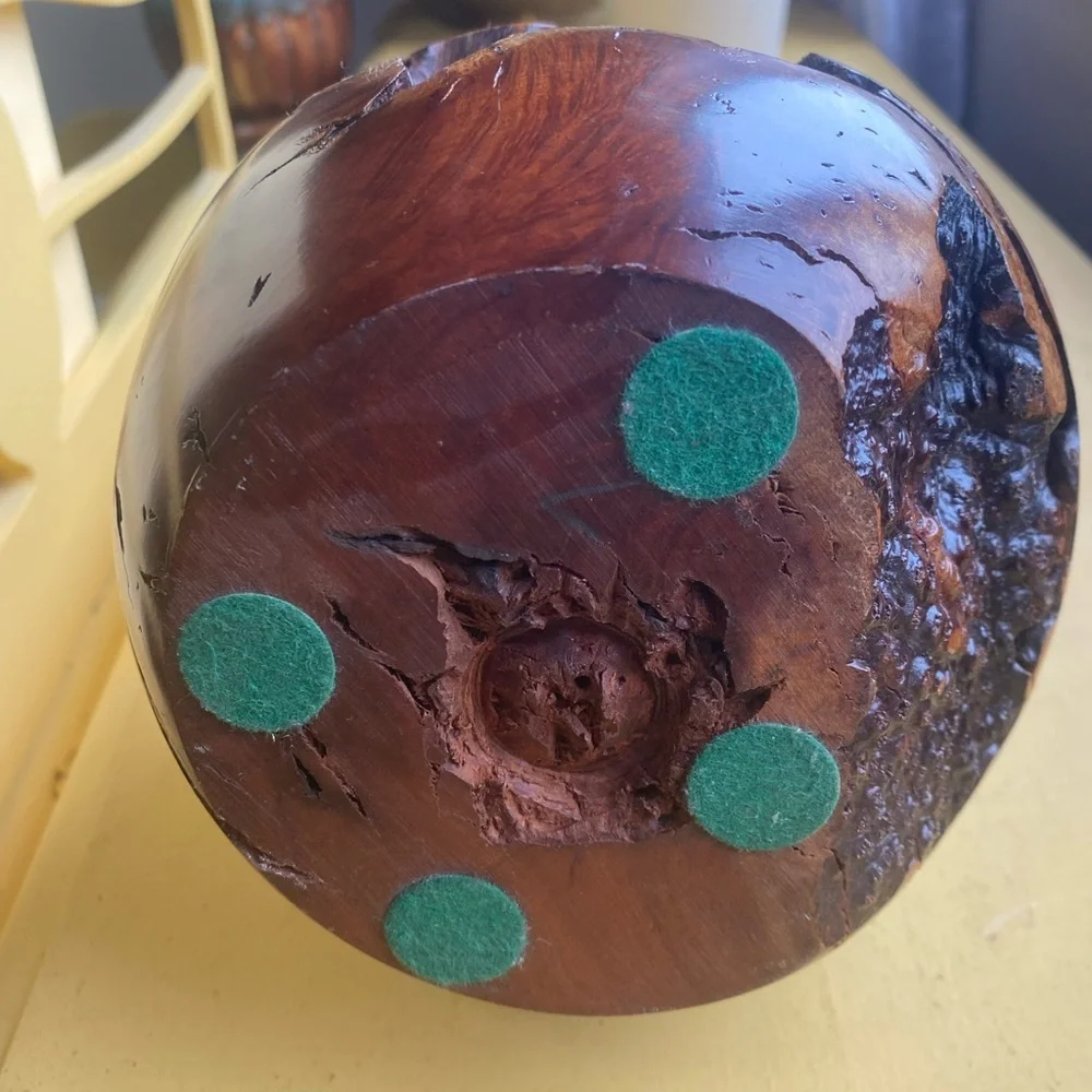 GORGEOUS Burl Wood Vase